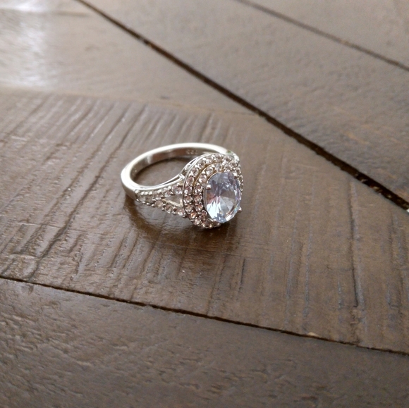 Cubic  Zaconiac with Aquamarine Ring - Picture 3 of 4